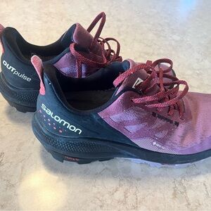 Salomon Women's Athletic Shoes - Black and Purple